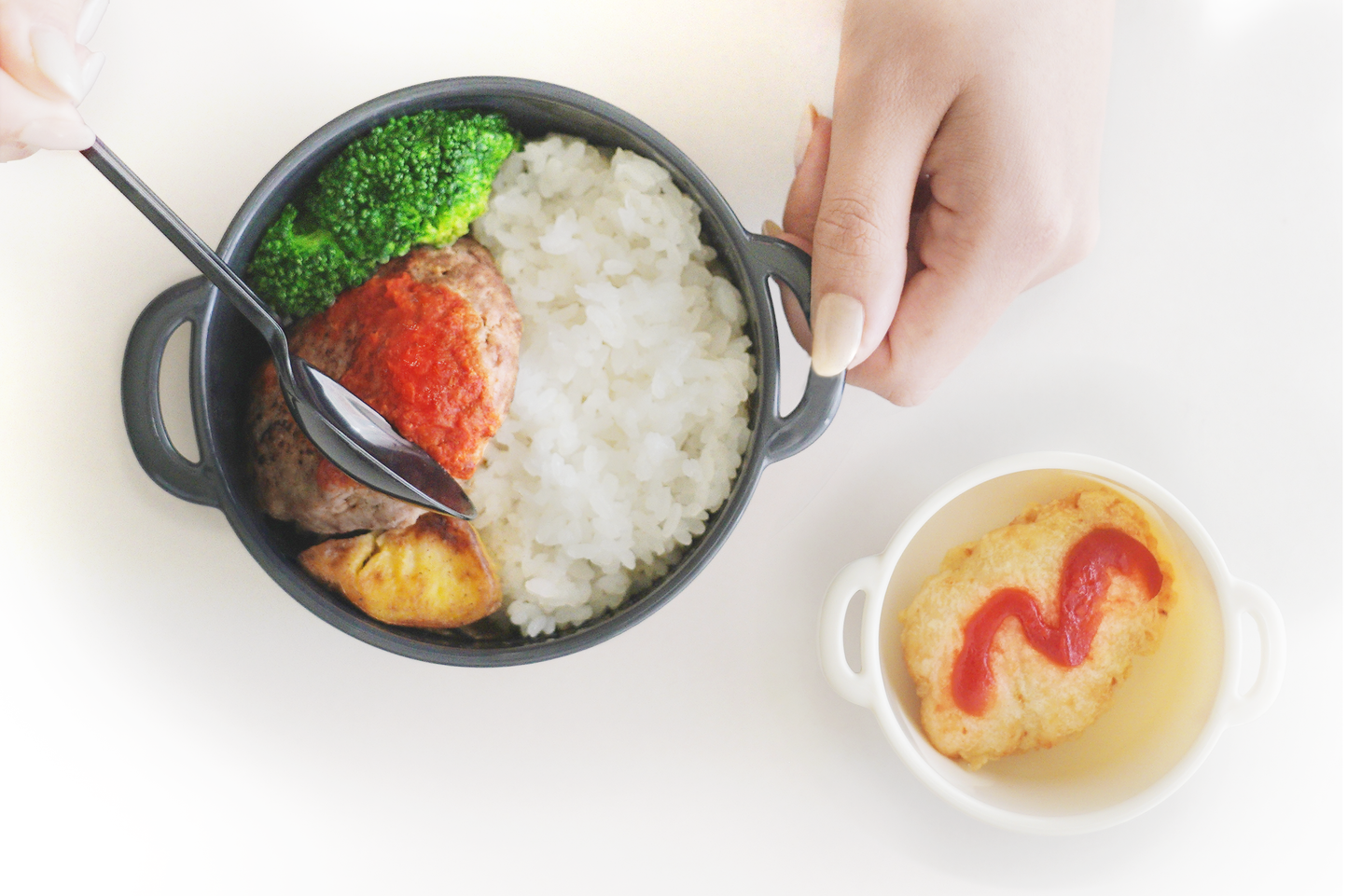 【卵乳小麦不使用】【マトイルのお弁当】ハンバーグ弁当
