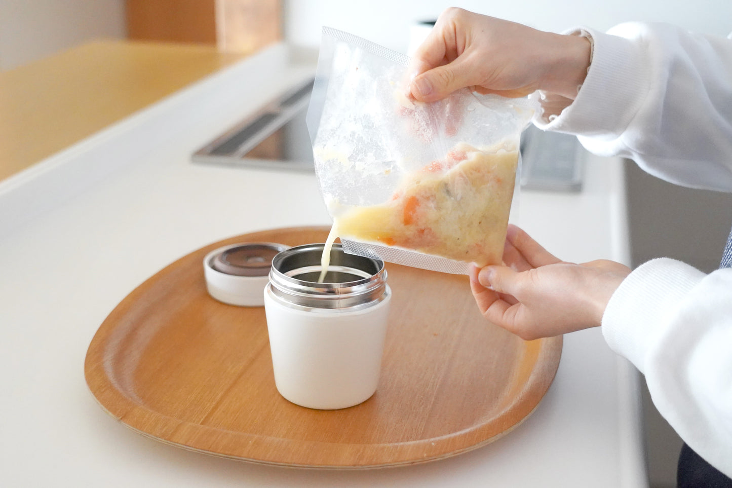 【卵乳小麦不使用】【給食代替おかず】マトイルシェフのホワイトシチュー(1パック)