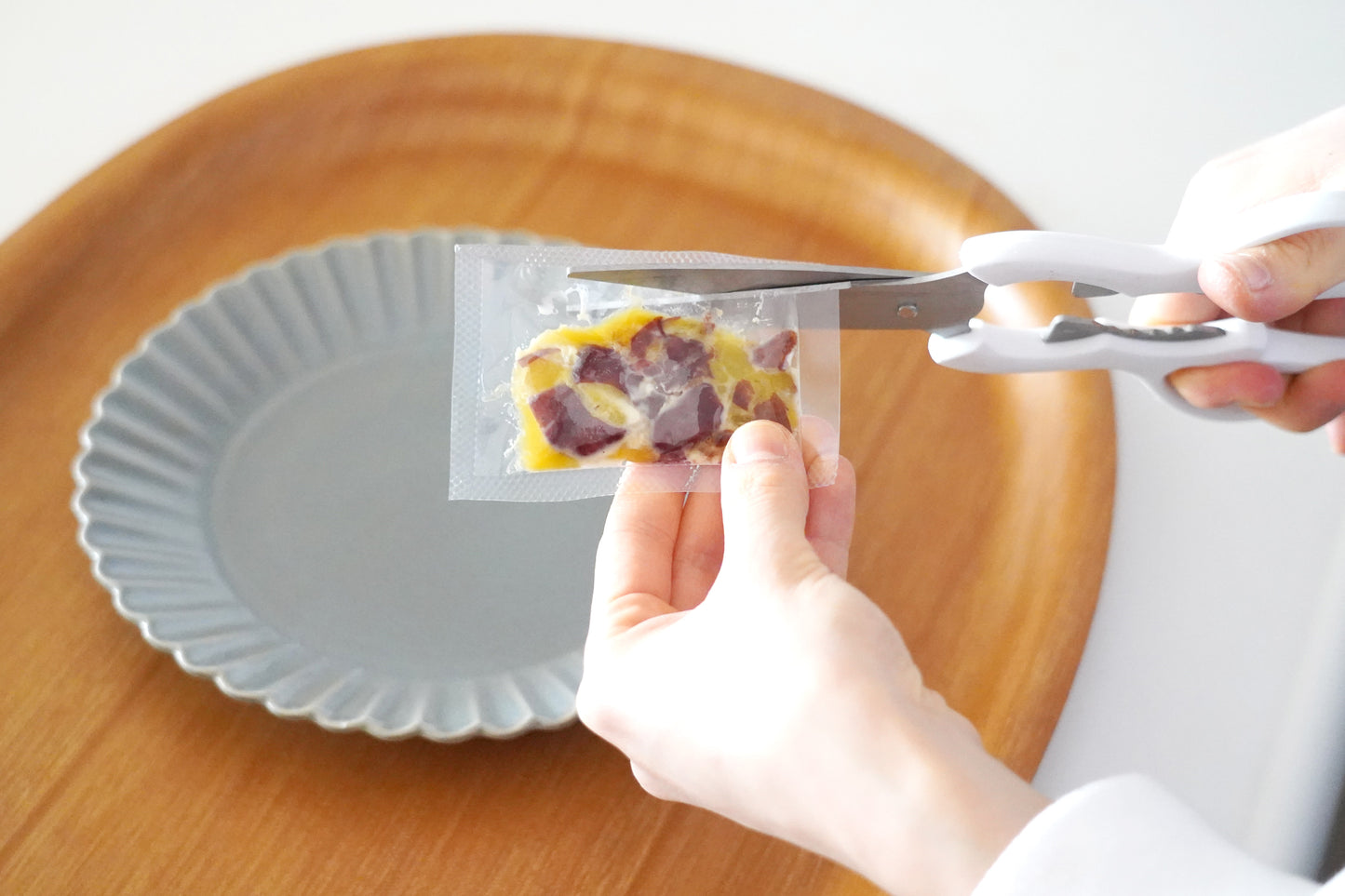 【28品目不使用】【給食代替おかず】サツマイモのポテトサラダ(3パック)