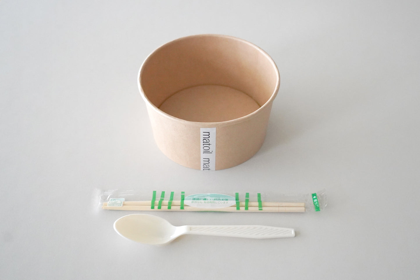 【修学旅行の昼食・具だくさん豚汁用】容器・カトラリー
