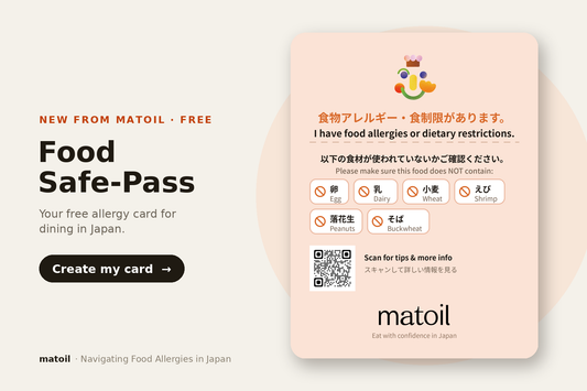 Introducing Food Safe-Pass: your free allergy card for dining in Japan