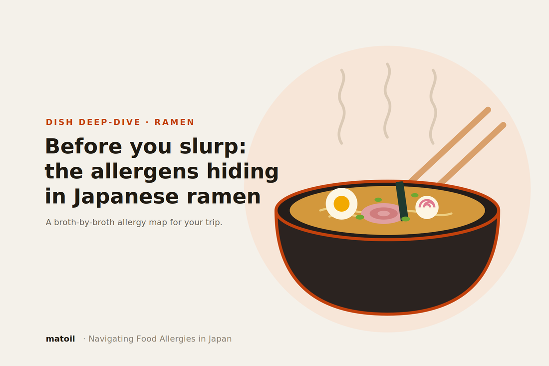 Before you slurp: the allergens hiding in Japanese ramen