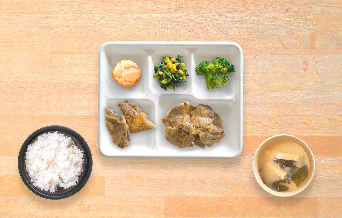 【パック型】豚の生姜焼き×鶏のローストセット