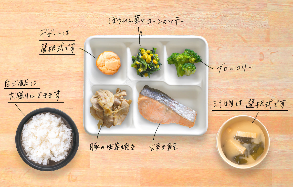 【パック型】焼き鮭×豚の生姜焼きセット