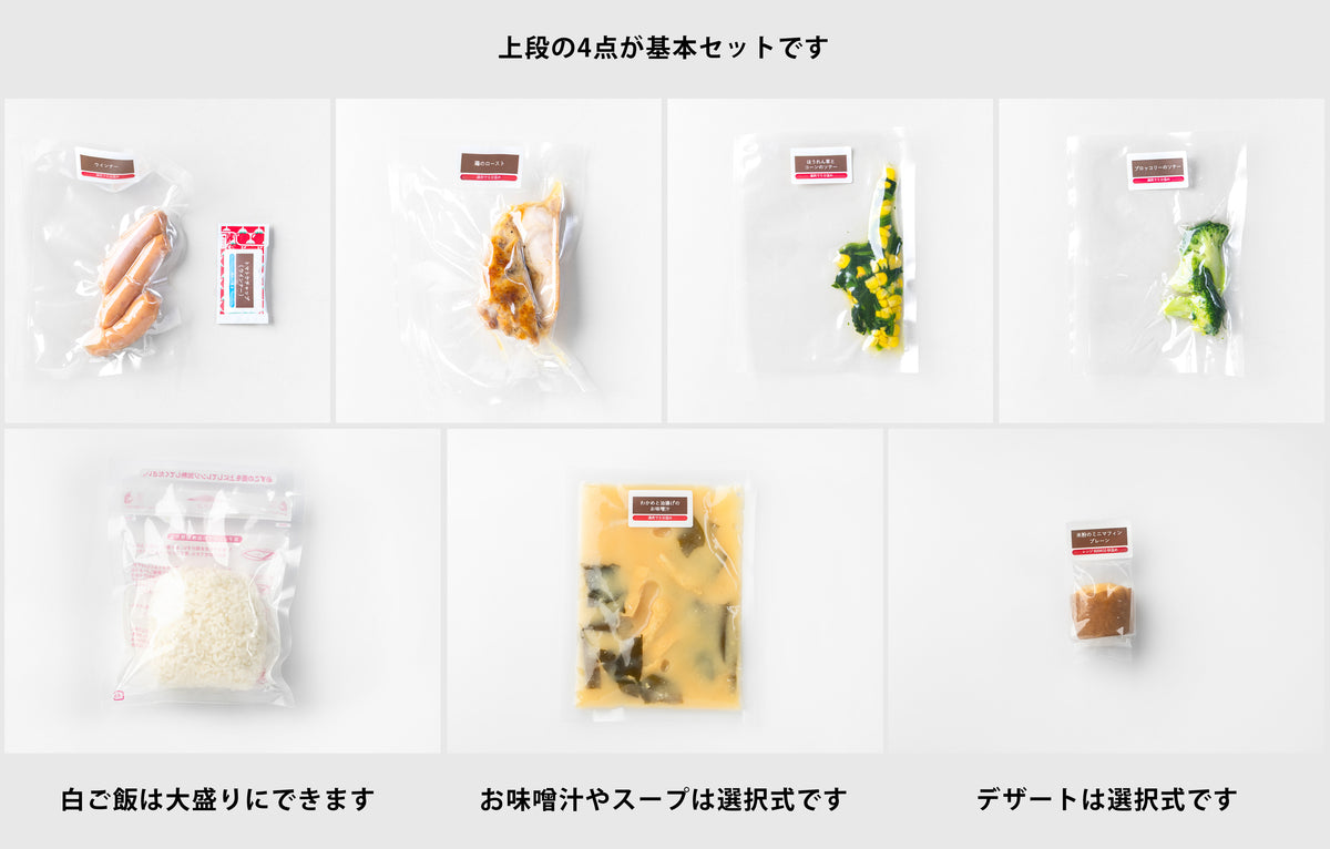 【パック型】鶏のロースト×ウインナーセット