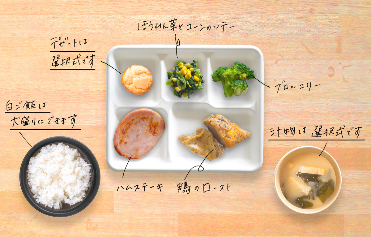 【パック型】鶏のロースト×ハムステーキセット