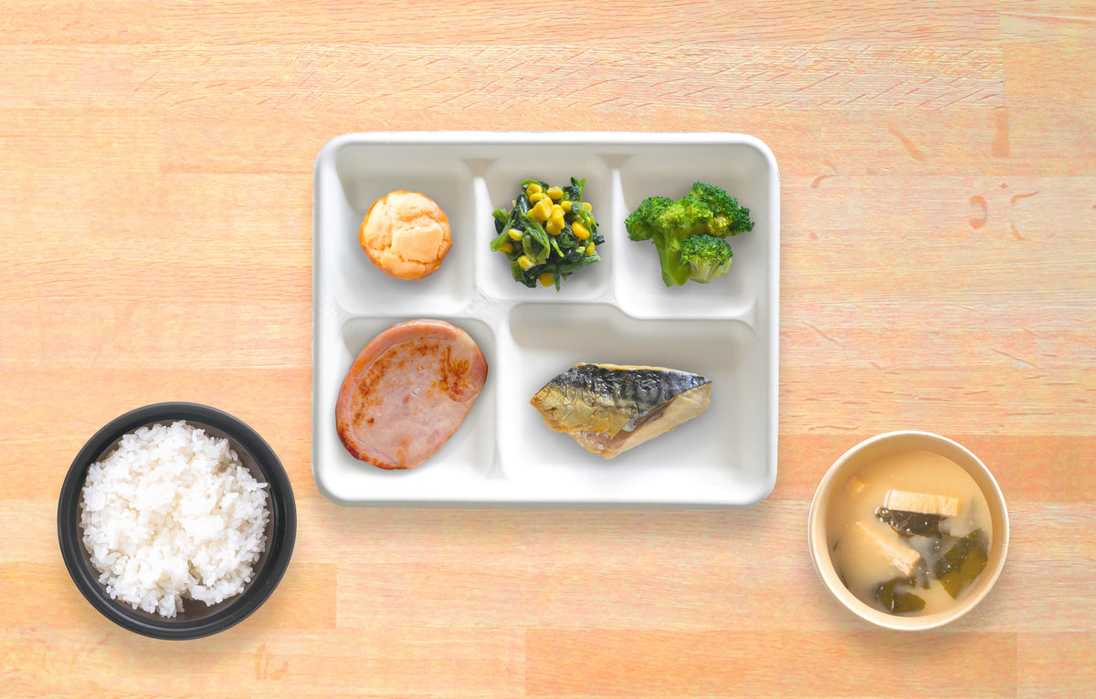 【パック型】さばの塩焼き×ハムステーキセット