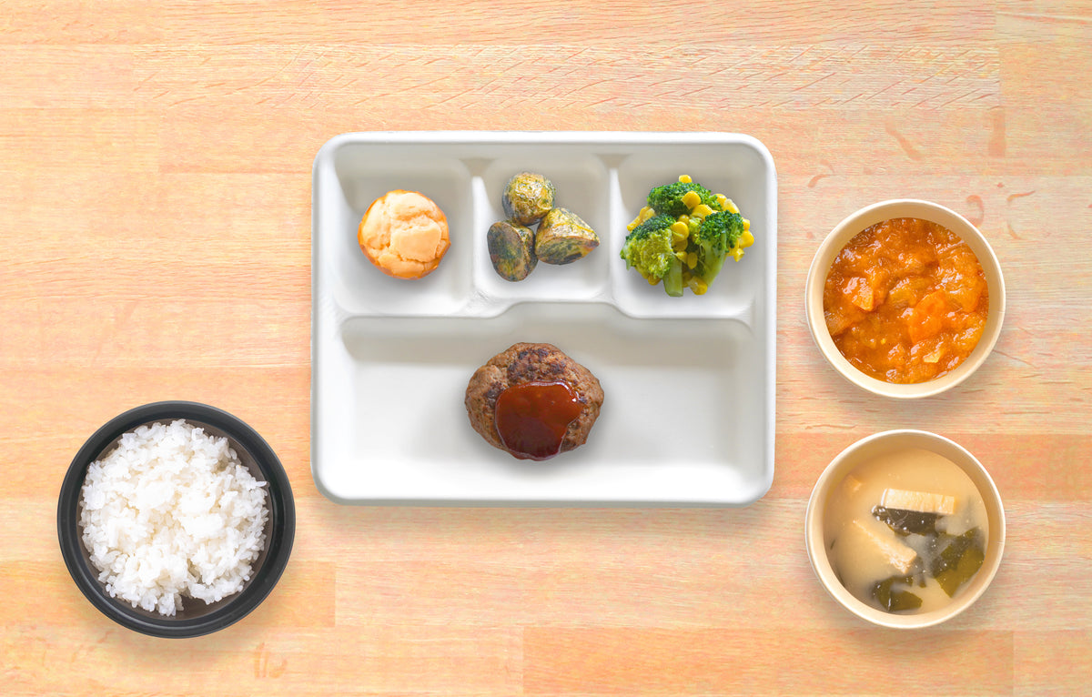 【7品】【パック型】甘口カレー×ハンバーグデミグラスソース