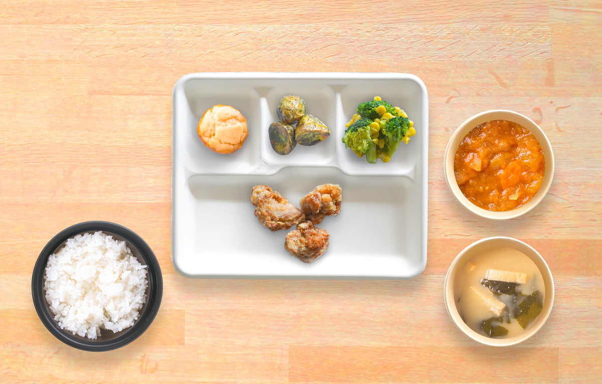 【7品】【パック型】甘口カレー×米醤油の鶏の唐揚げ