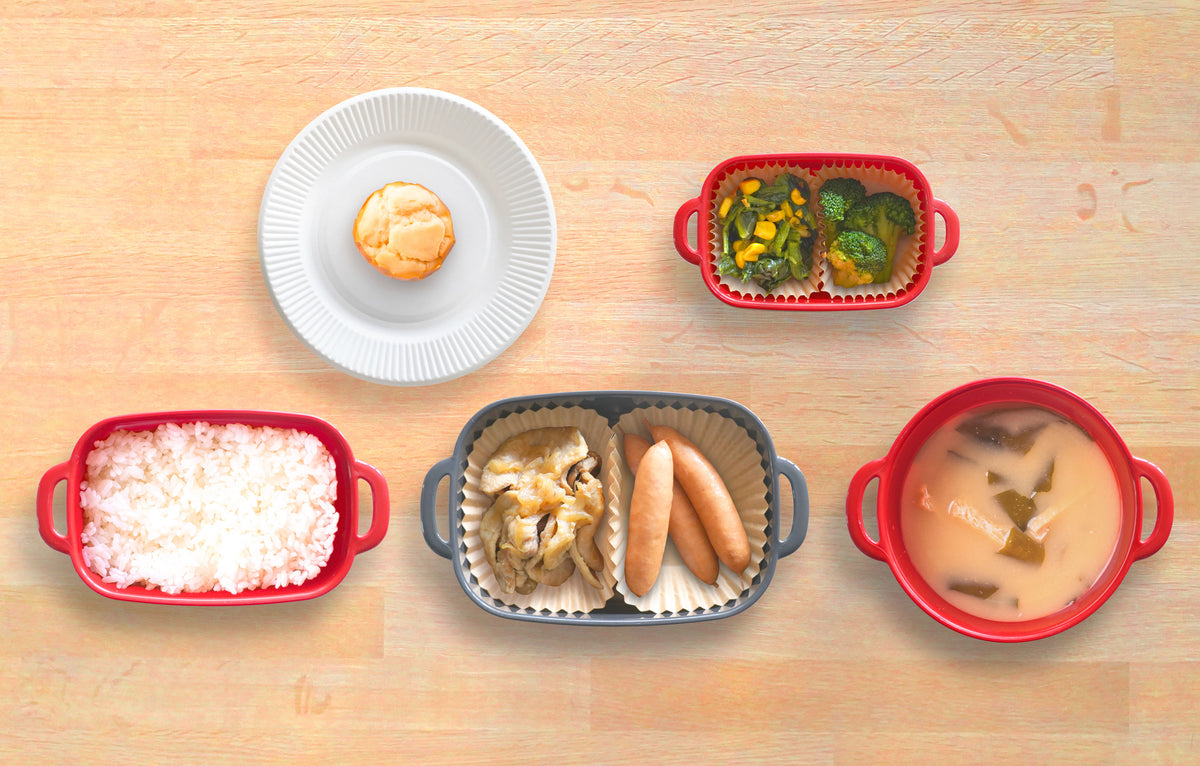 【お弁当型】豚の生姜焼き×ウインナーセット