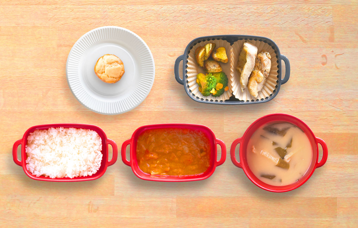 【7品】【お弁当型】甘口カレー×鶏のロースト
