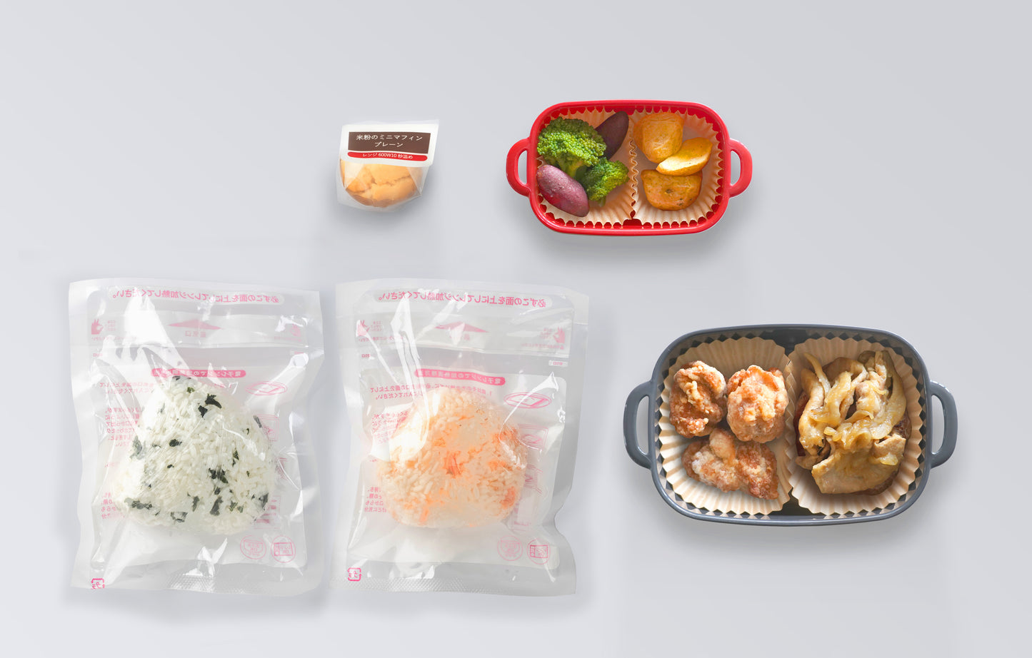【持ち運び】米醤油の鶏の唐揚げ×豚の生姜焼きセット